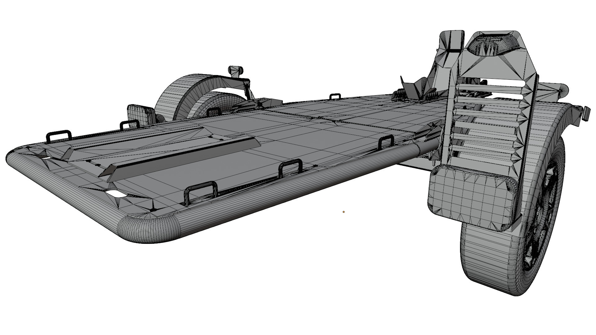 Motorcycles Trailer 3D model_12