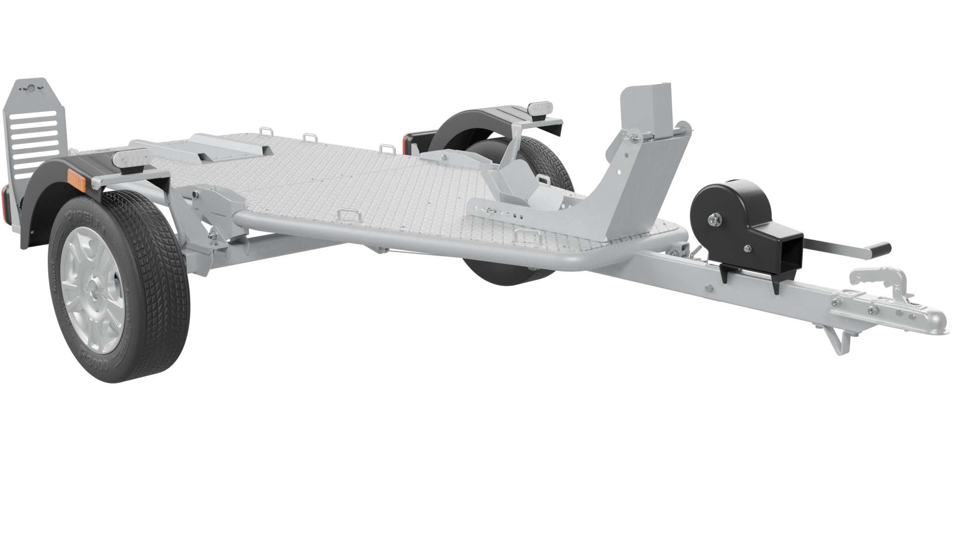 Motorcycles Trailer 3D model_5