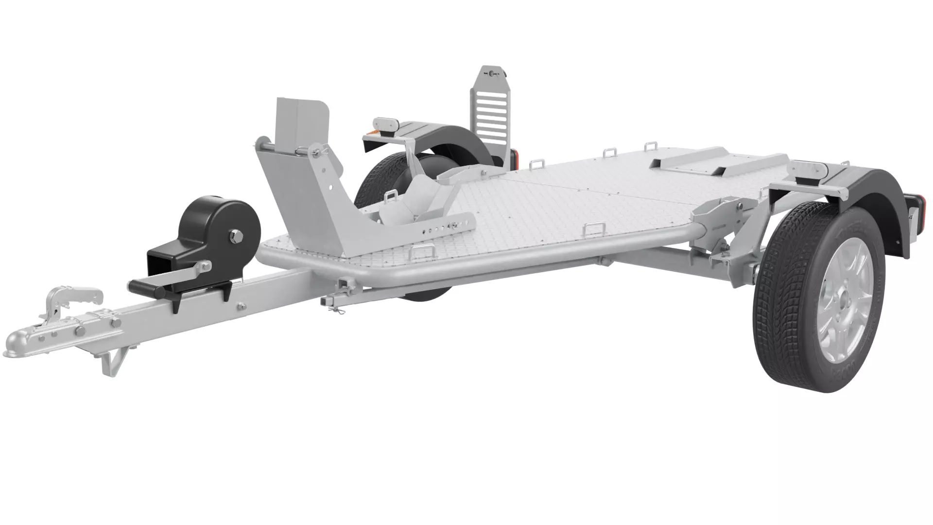 Motorcycles Trailer 3D model_0