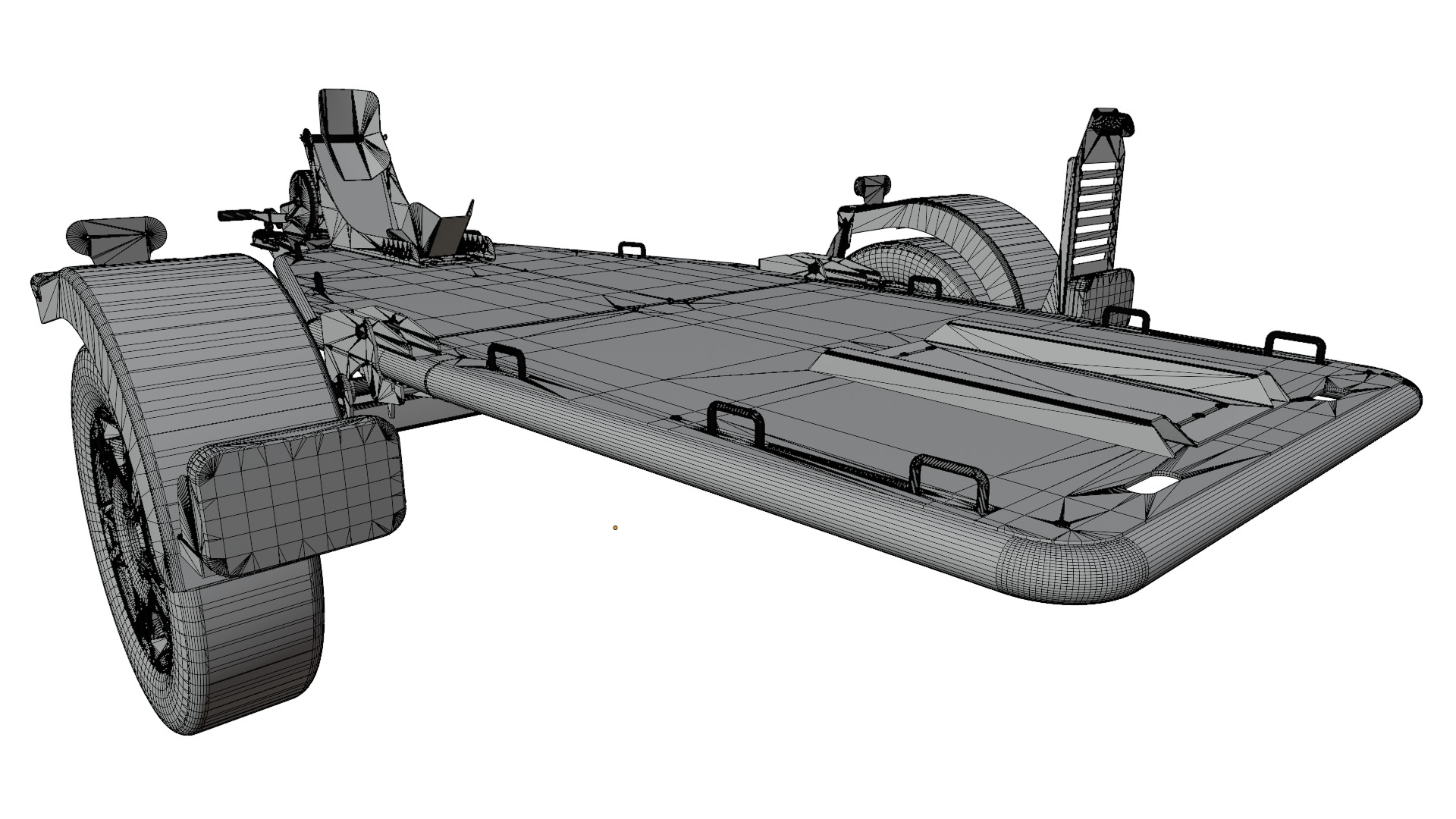 Motorcycles Trailer 3D model_10