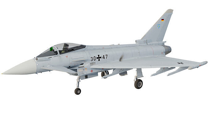 Eurofighter Typhoon 3D model