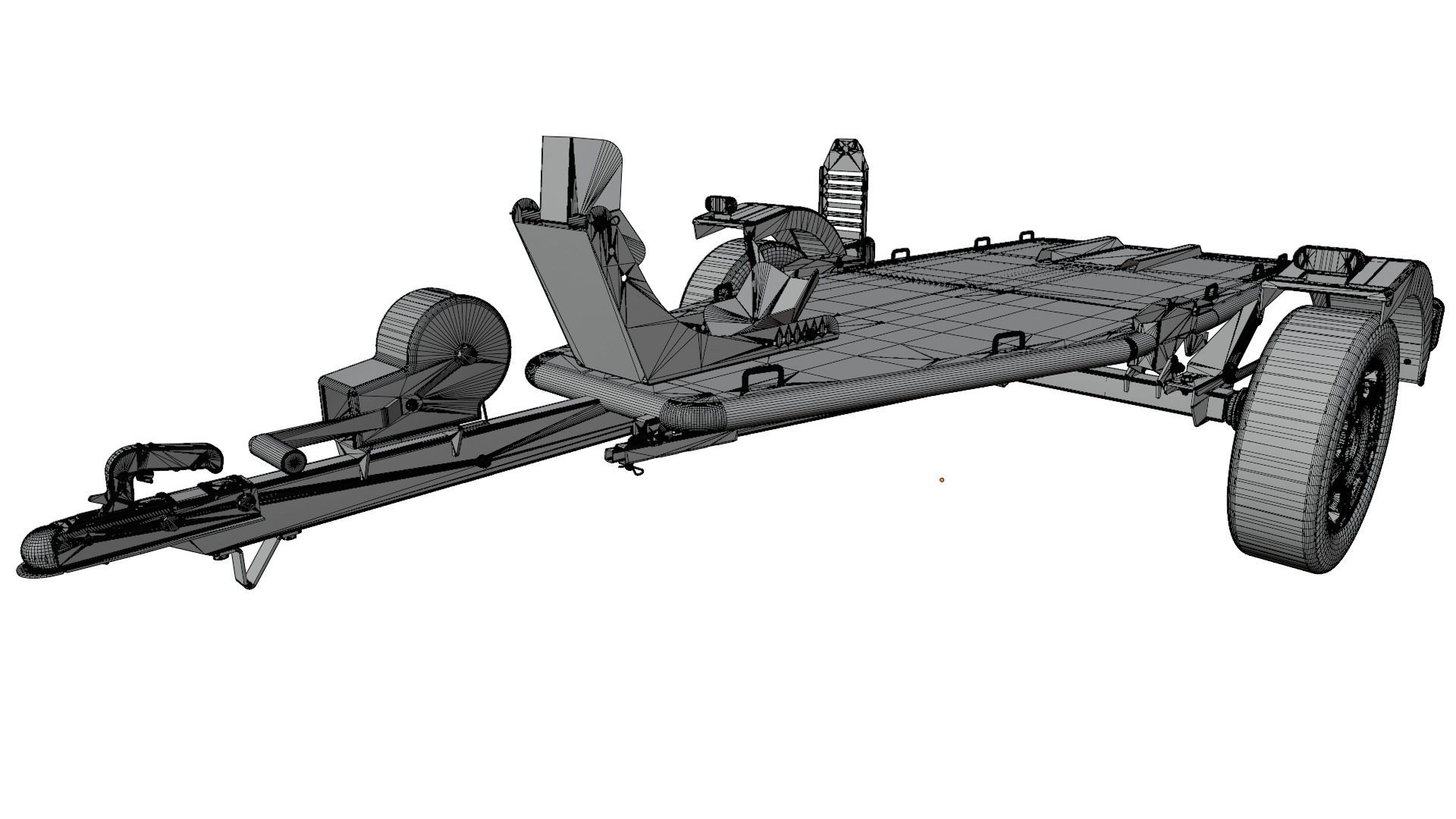 Motorcycles Trailer 3D model_8