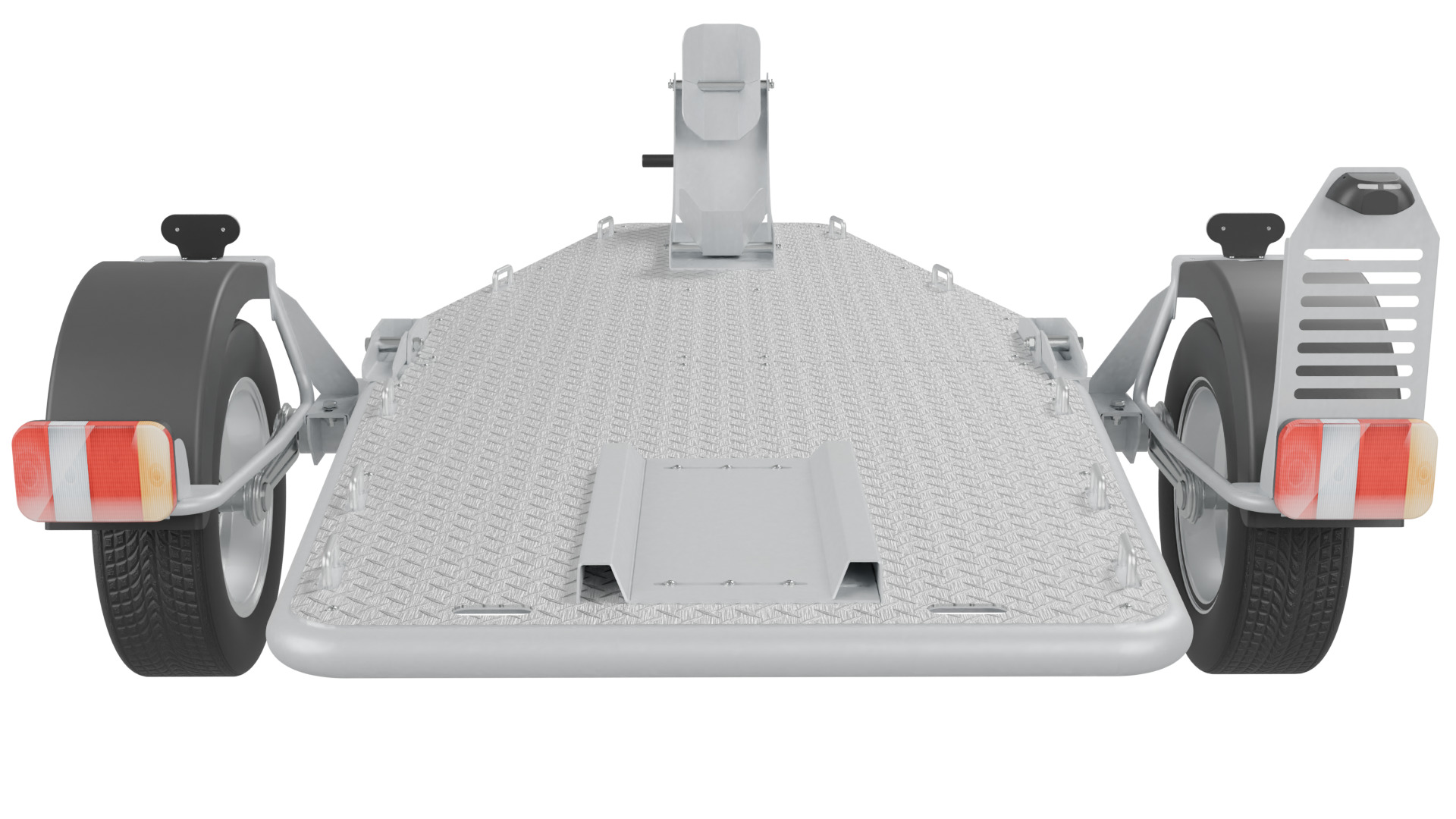 Motorcycles Trailer 3D model_3