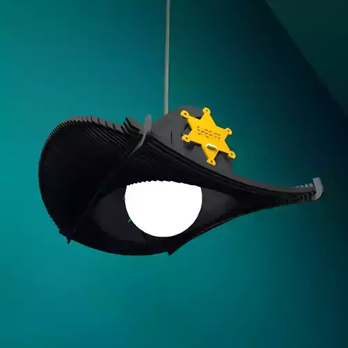 cowboy wood lamp 3mm