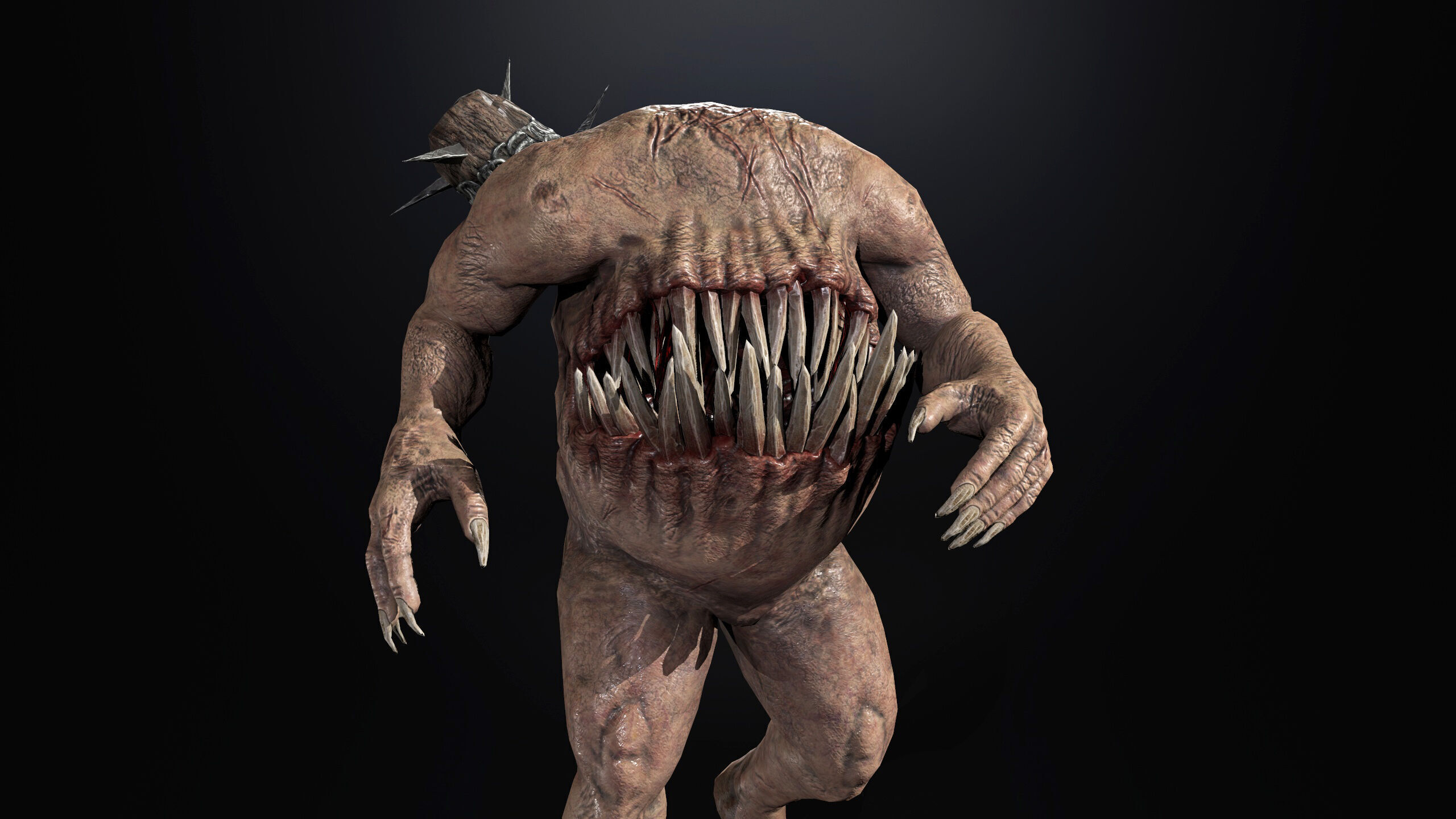 Monsters set2 Villain Bosses Low-poly 3D model_8