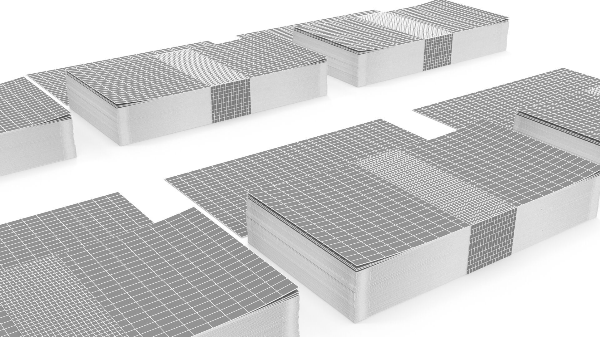 Euro Wads 3D model_10