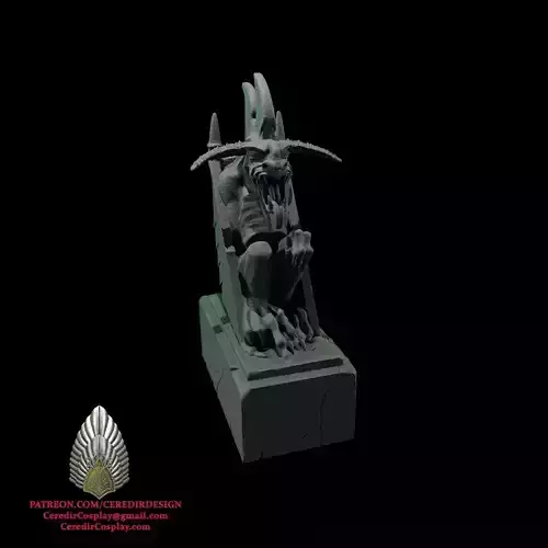 Minas Morgul Gargoyle lord of the rings 3D DIGITAL DOWNLOAD