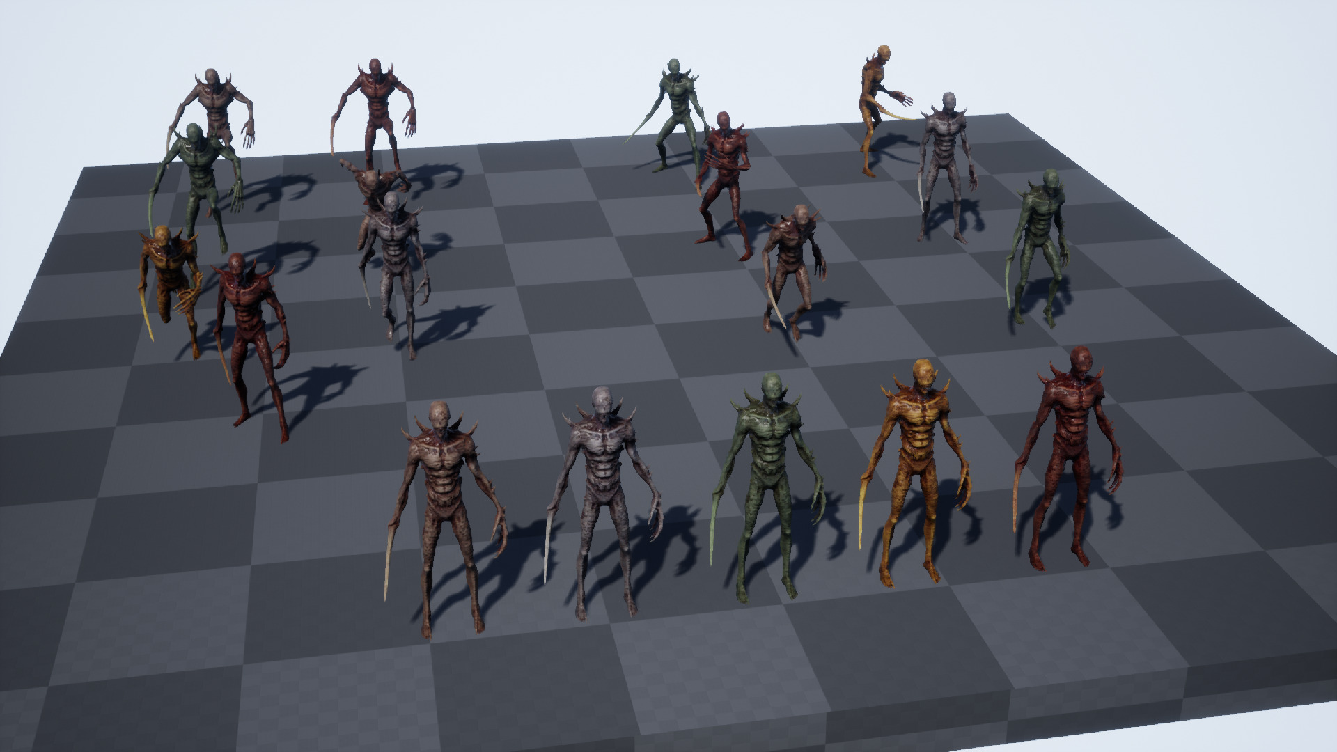 Monster4 Walking Villain Low-poly 3D model_10