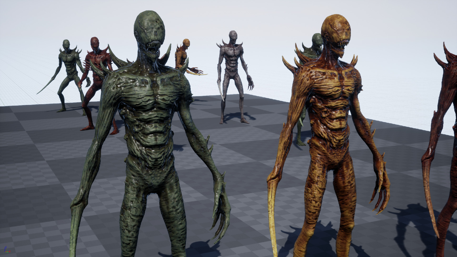 Monster4 Walking Villain Low-poly 3D model_11