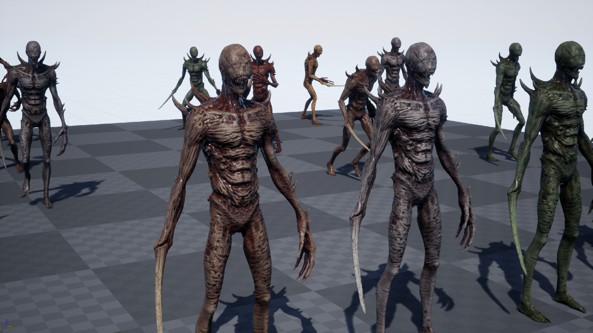 Monster4 Walking Villain Low-poly 3D model_9