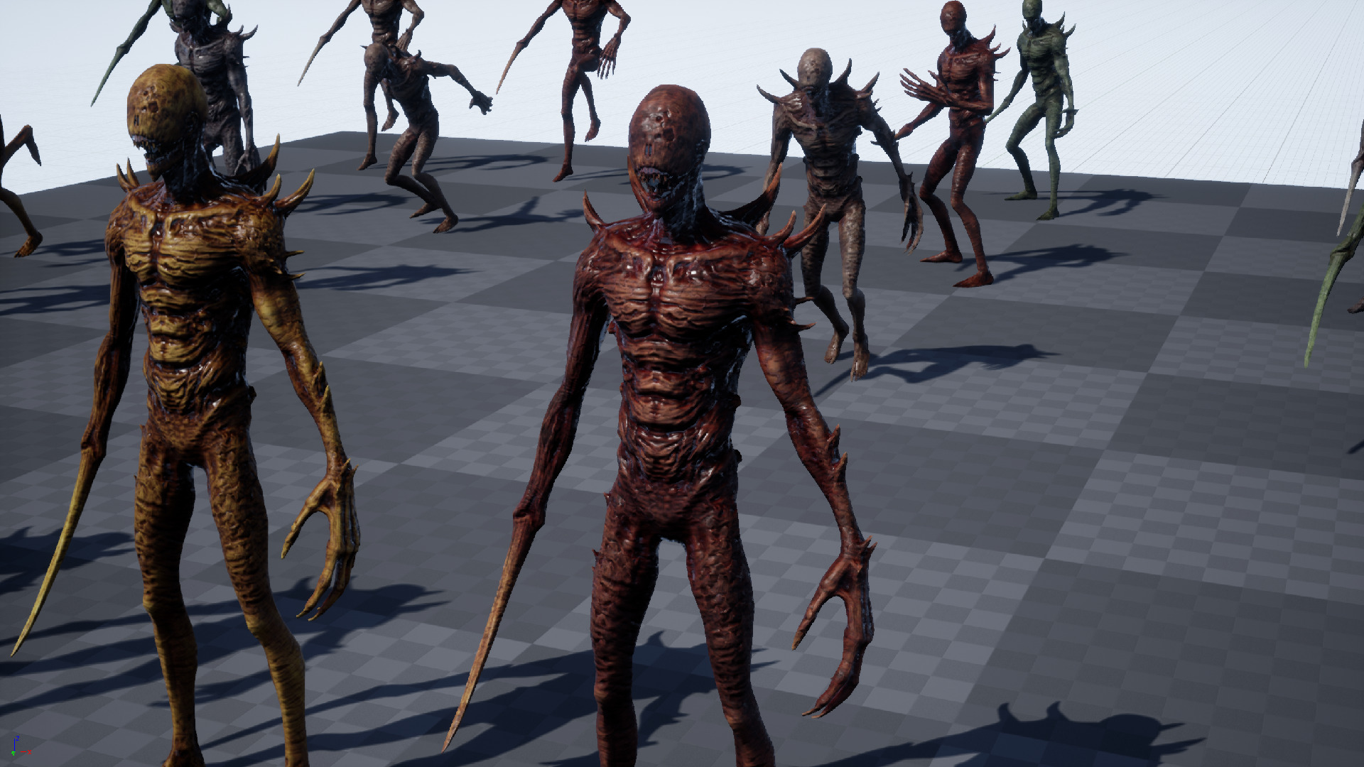 Monster4 Walking Villain Low-poly 3D model_12