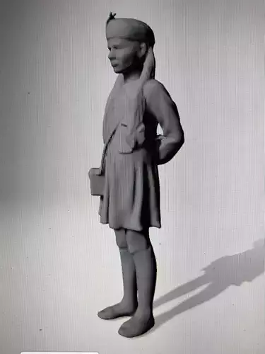 Model railway or model boat child evacuees WW2 