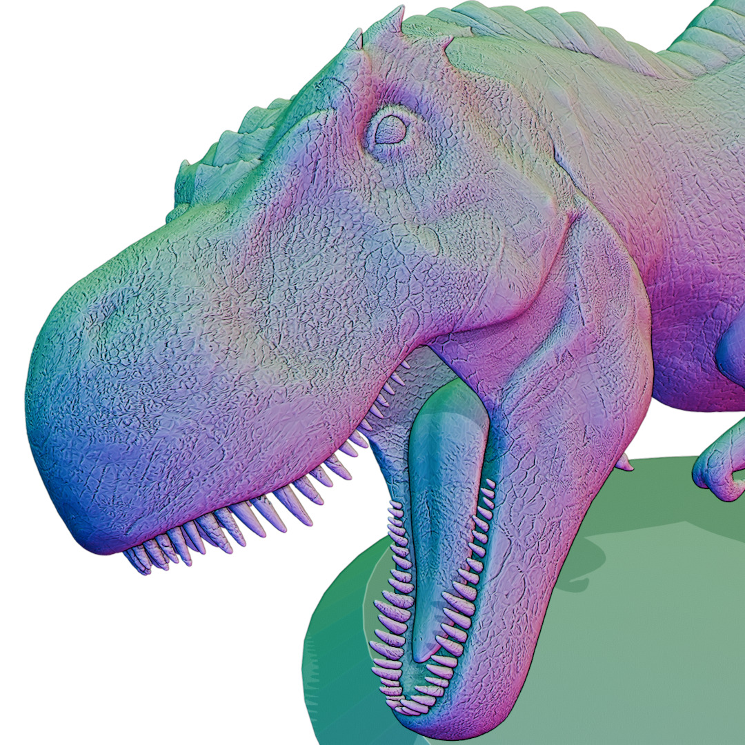 3D Printable Tyrannosaurus Rex Miniature 3D print model_3