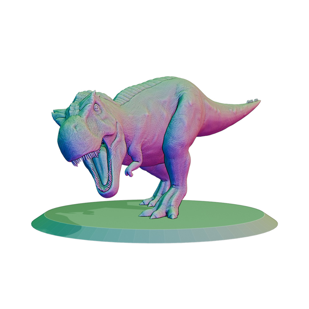 3D Printable Tyrannosaurus Rex Miniature 3D print model_4