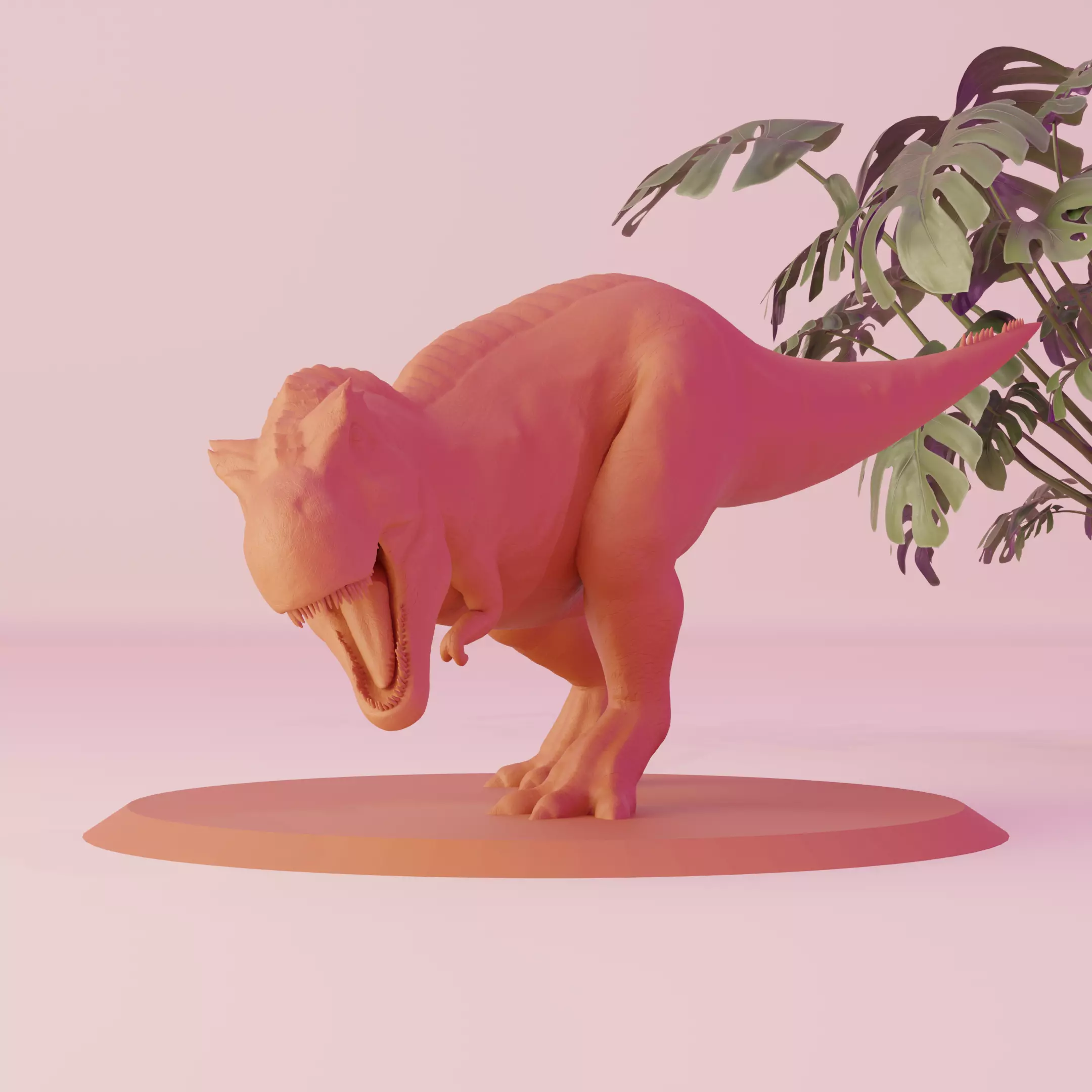 3D Printable Tyrannosaurus Rex Miniature 3D print model_0