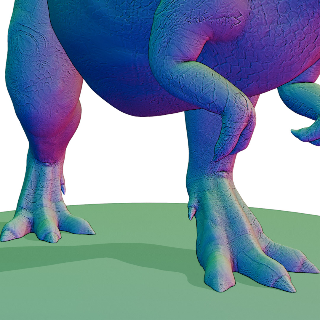3D Printable Tyrannosaurus Rex Miniature 3D print model_2