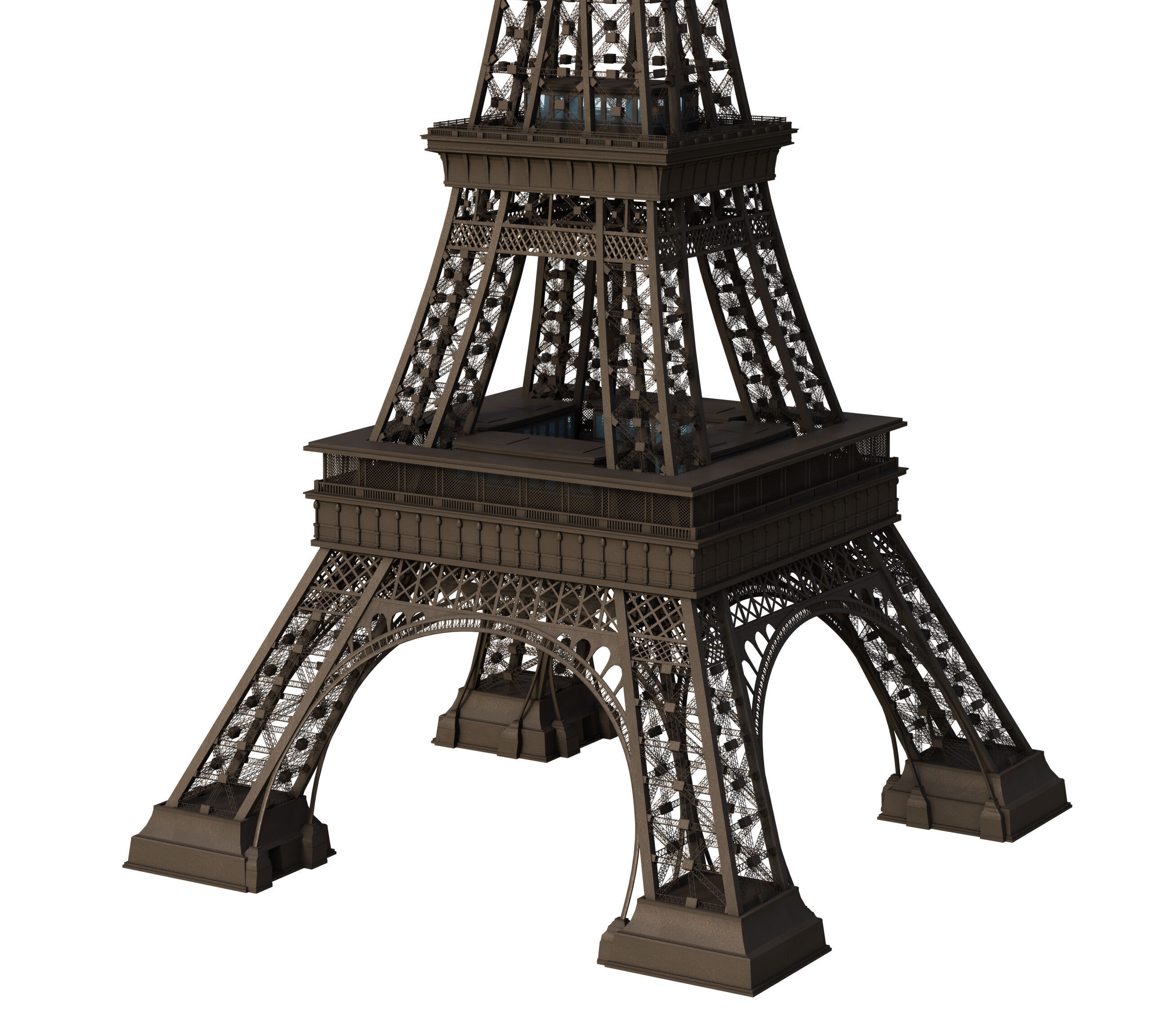 Eiffel Tower 3D model_2