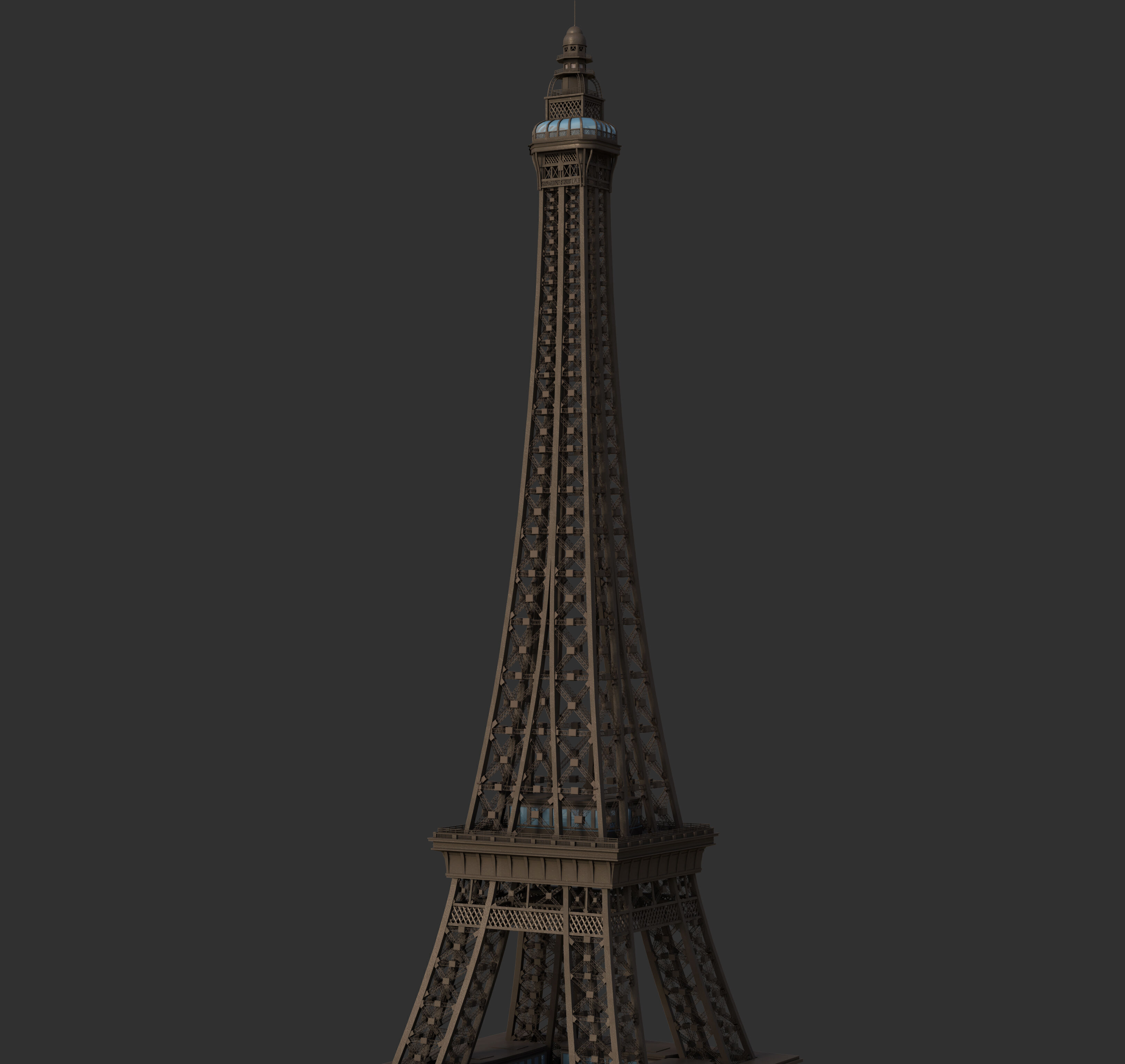 Eiffel Tower 3D model_5