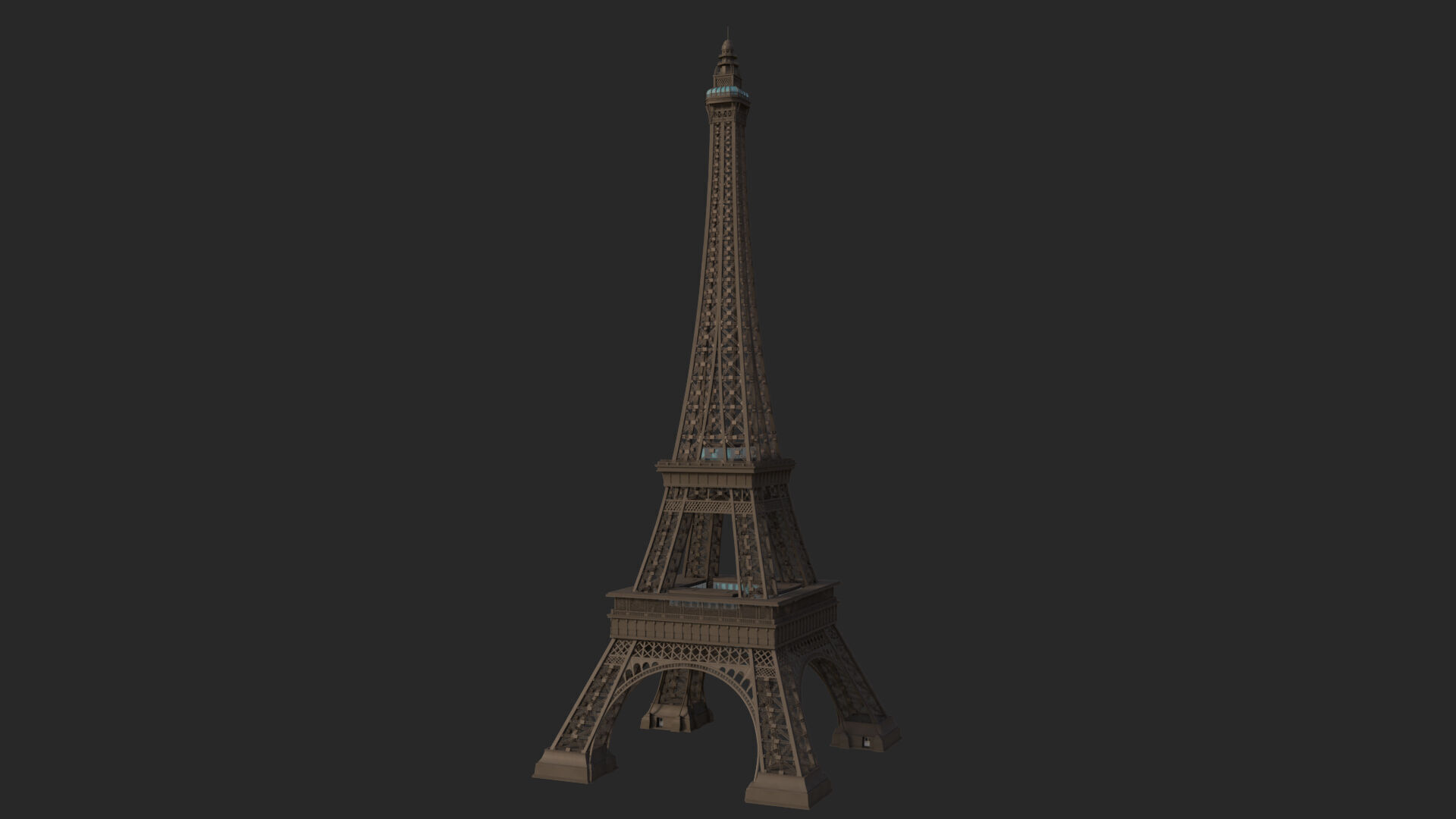 Eiffel Tower 3D model_7