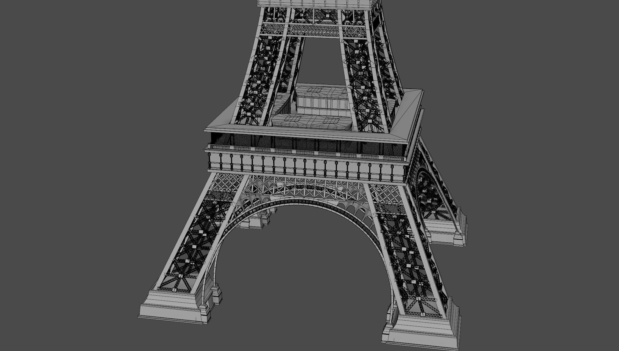 Eiffel Tower 3D model_14