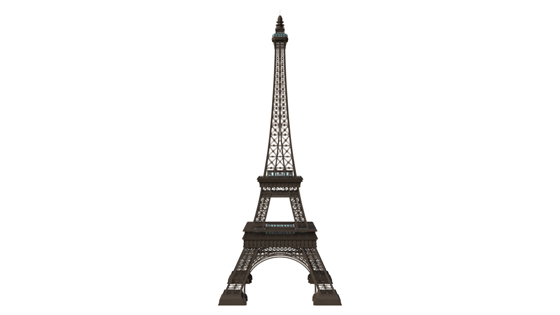 Eiffel Tower 3D model_10