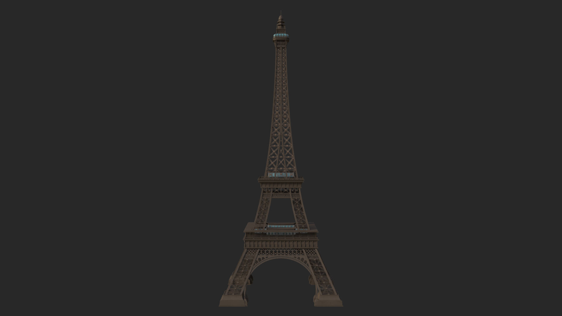 Eiffel Tower 3D model_11