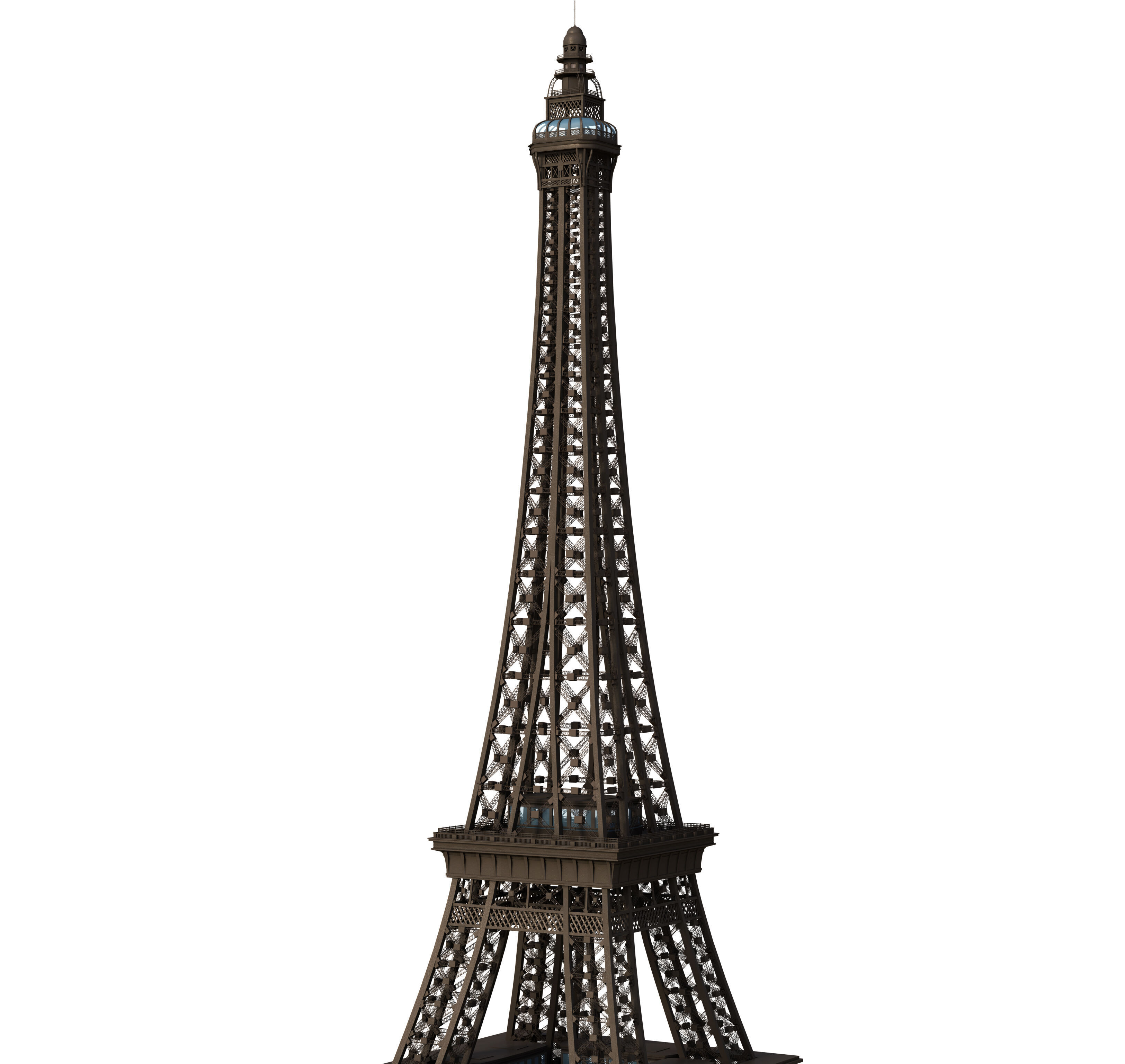 Eiffel Tower 3D model_4