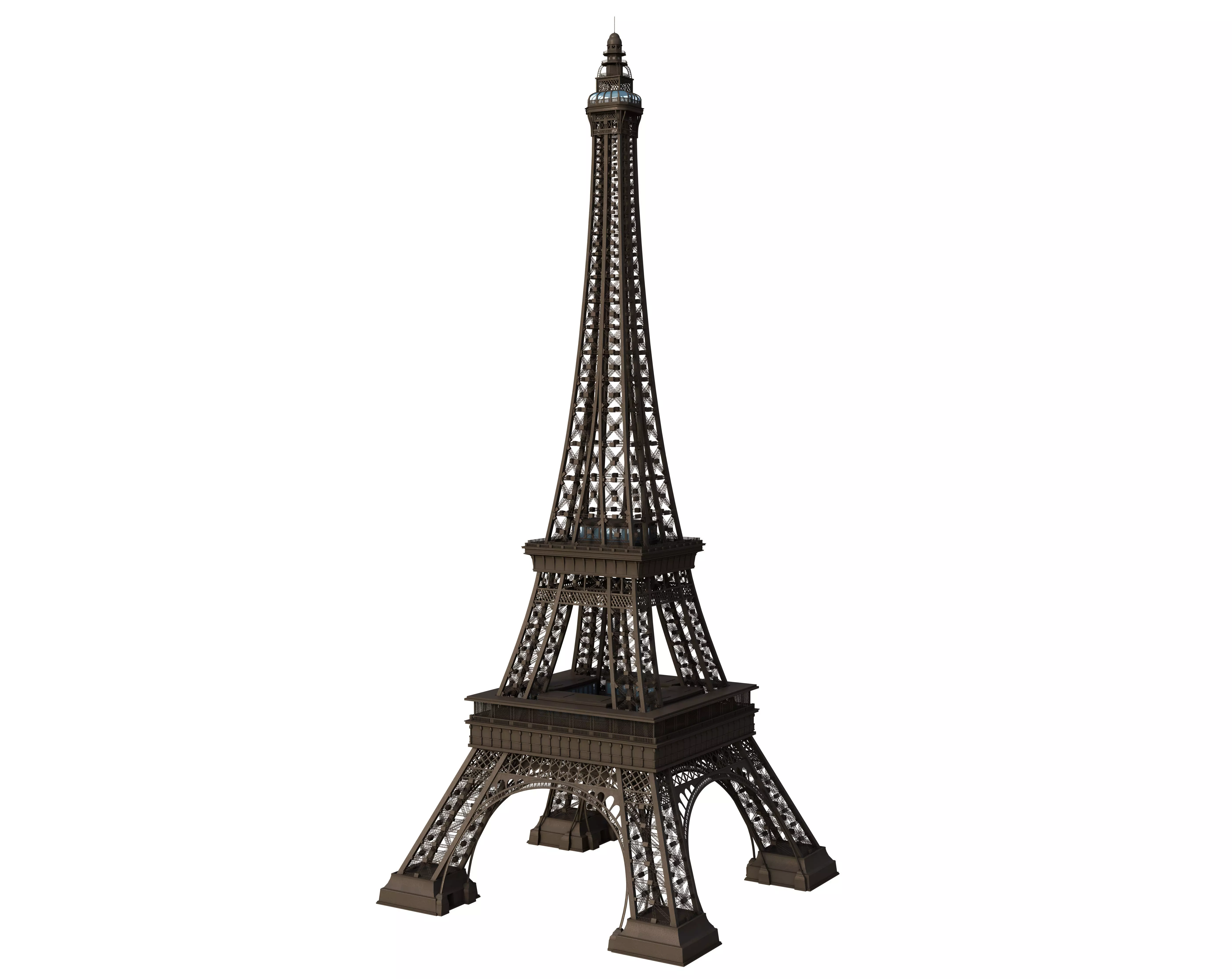 Eiffel Tower 3D model_0