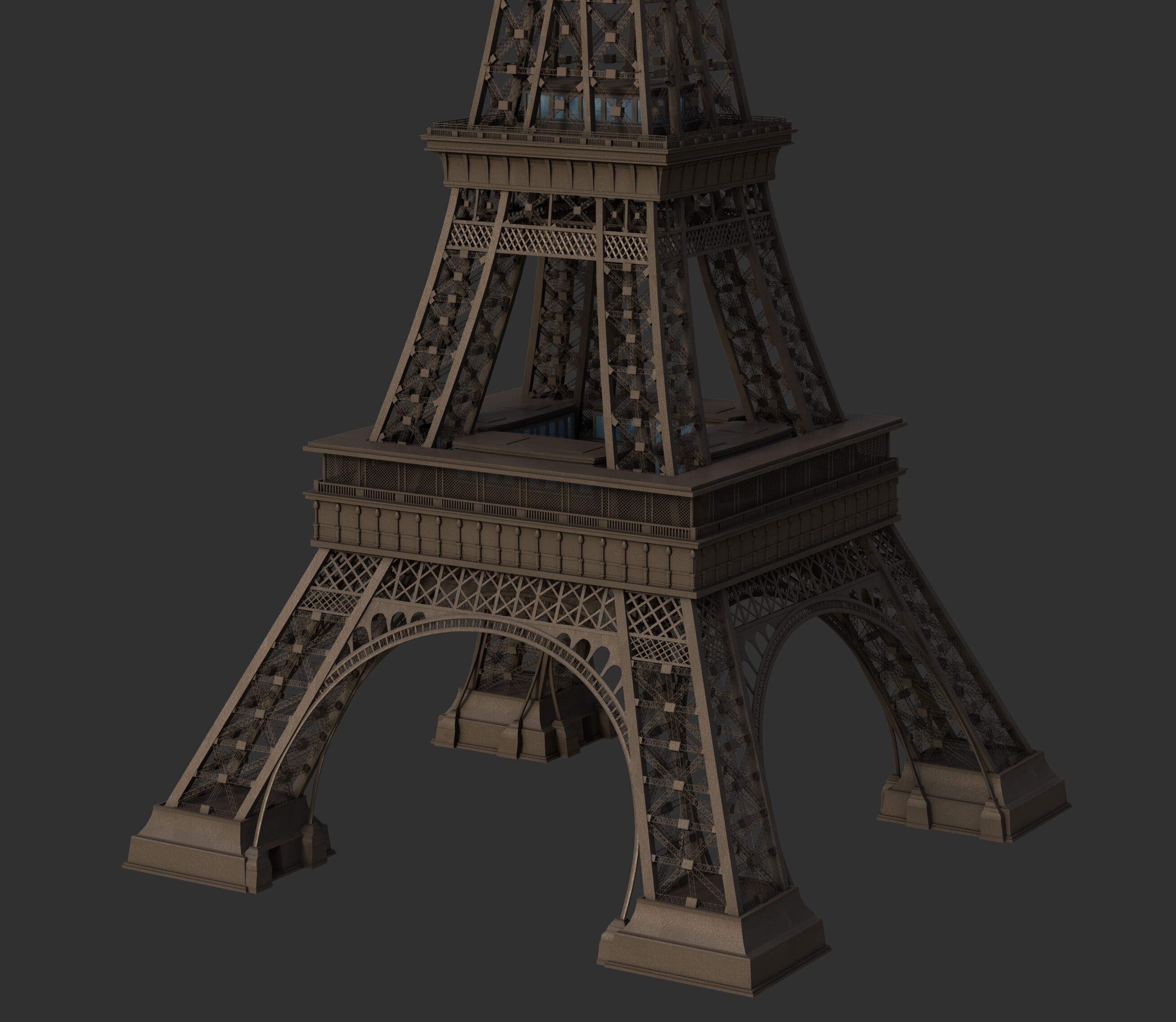 Eiffel Tower 3D model_3