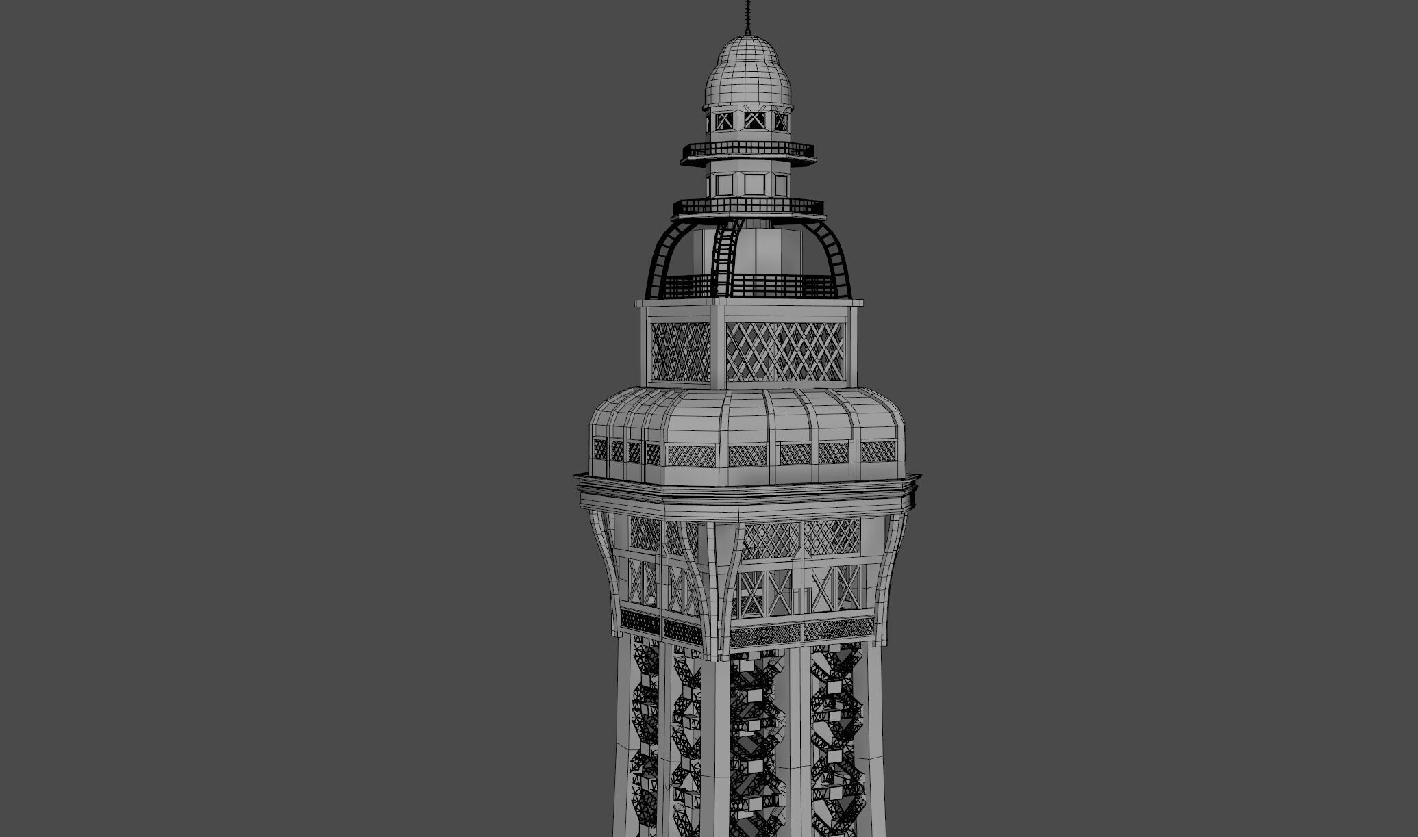 Eiffel Tower 3D model_19