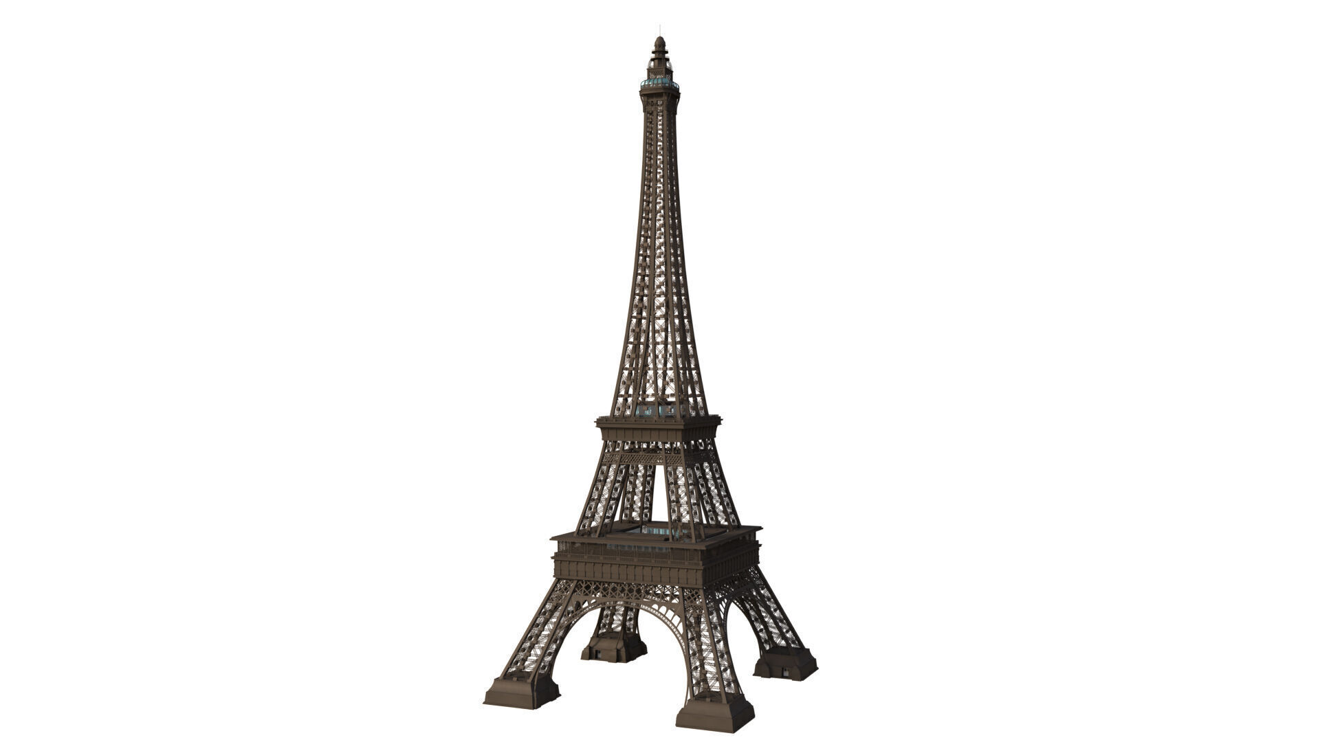 Eiffel Tower 3D model_6