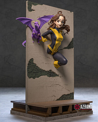 Kitty Pryde STL Ready for 3D Printing 3D print model