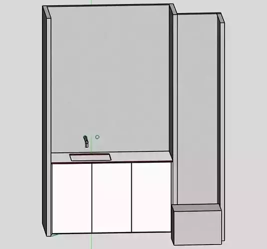 set of furniture for toilet and bathroom 