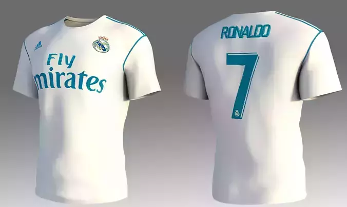 T-Shirt Real Madrid 3D model