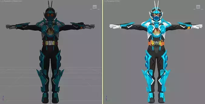 Kamen Rider Gotchard 3D model
