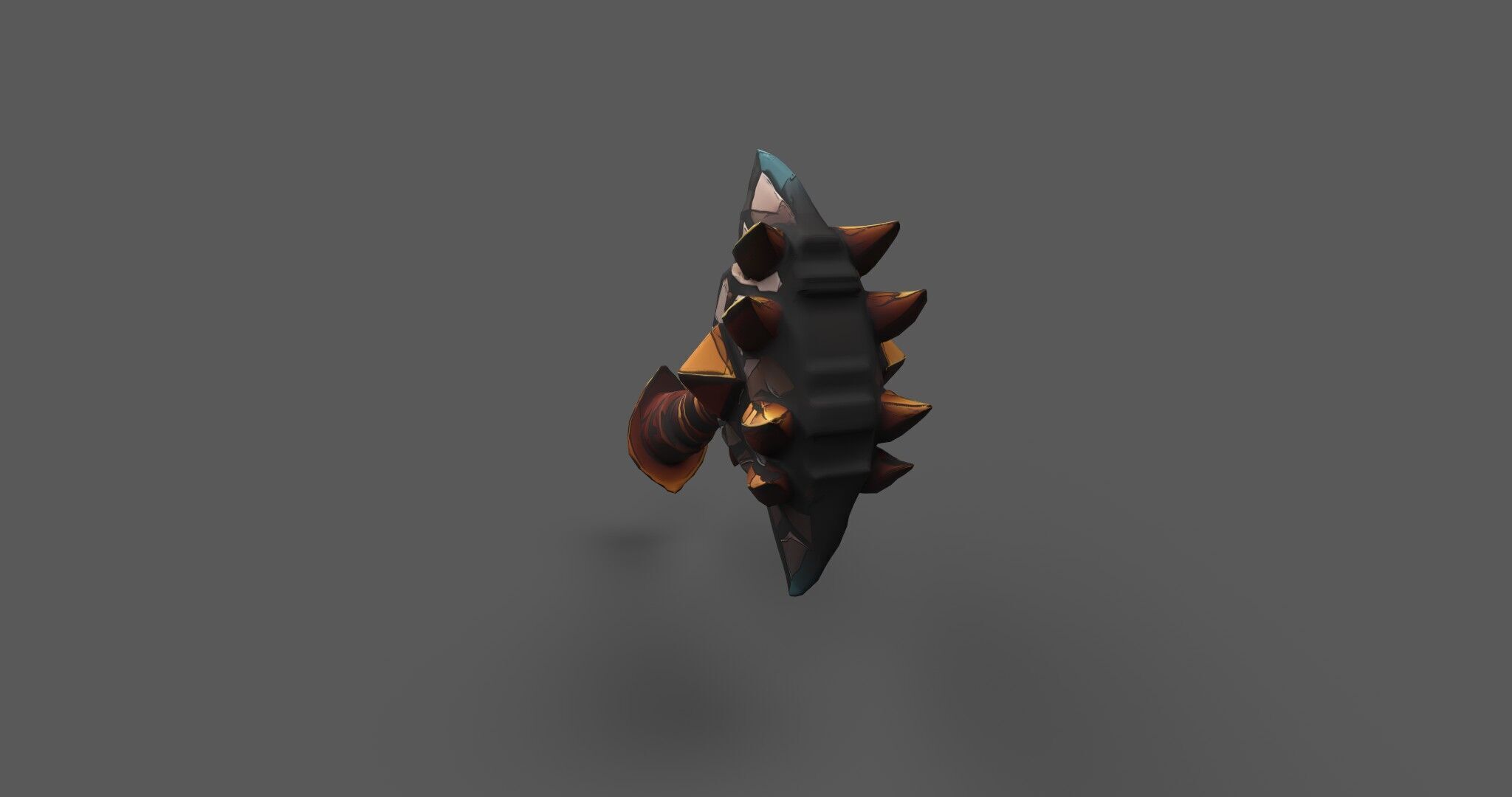 Aetherspike Battleaxe Free low-poly 3D model_22