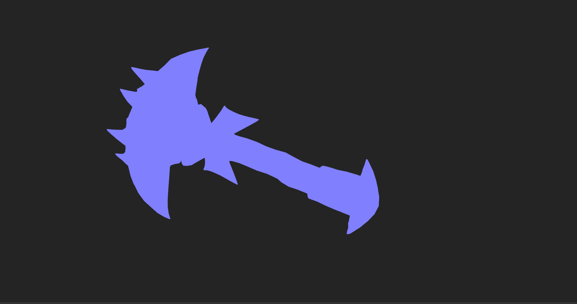 Aetherspike Battleaxe Free low-poly 3D model_19