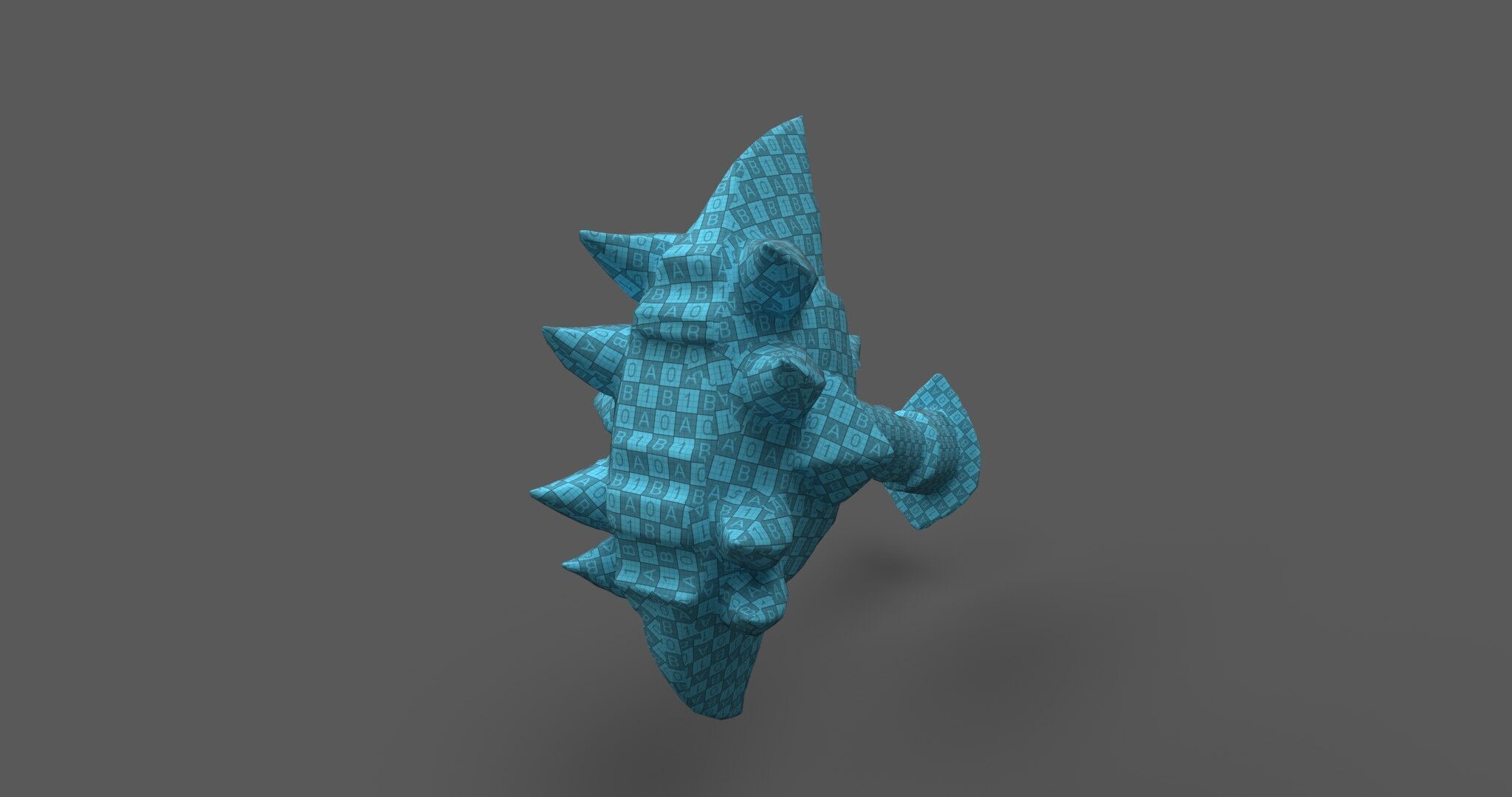 Aetherspike Battleaxe Free low-poly 3D model_15