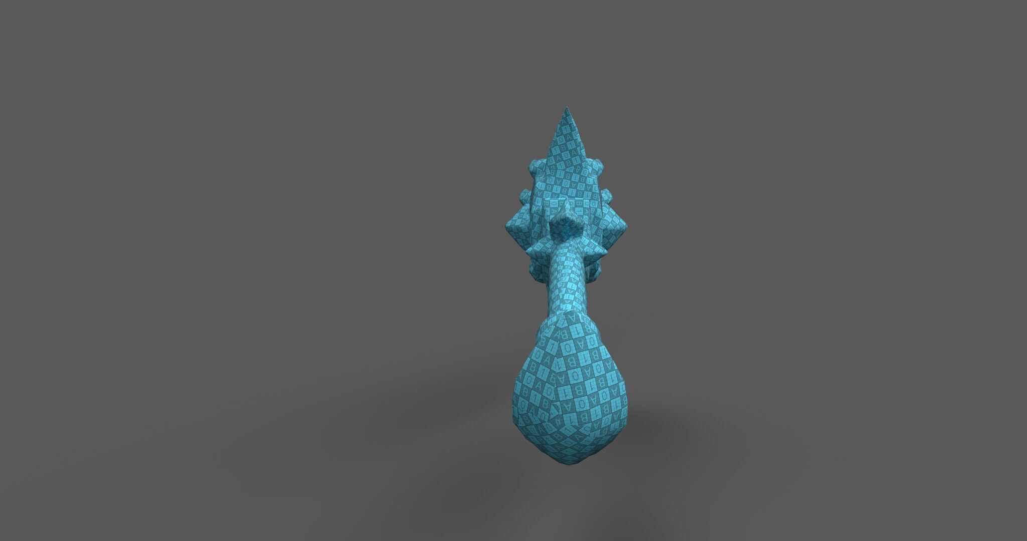 Aetherspike Battleaxe Free low-poly 3D model_17