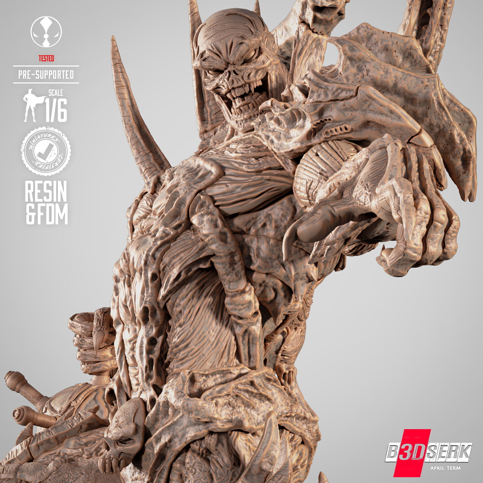 B3DSERK Curse Of Spawn Sculpture 3D print model_17