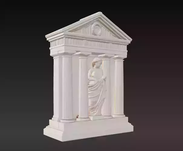 Ancient Greek Wall Relief Decor Series 1 3D print model