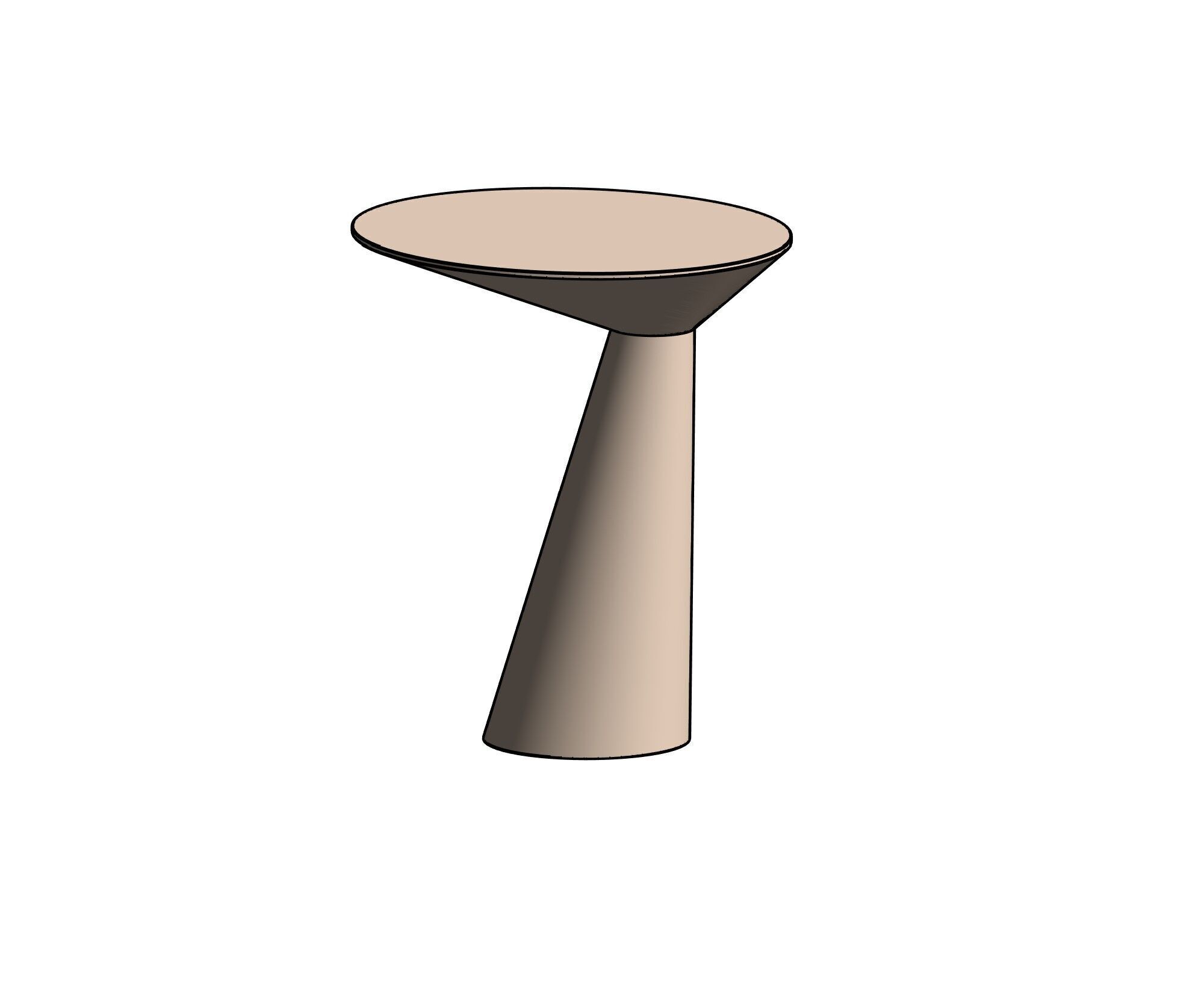 Coffee and Side Table Revit Family Pack 3D model_25