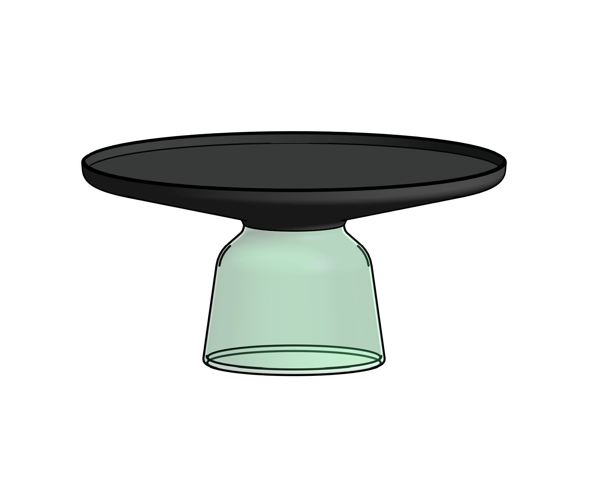 Coffee and Side Table Revit Family Pack 3D model_3