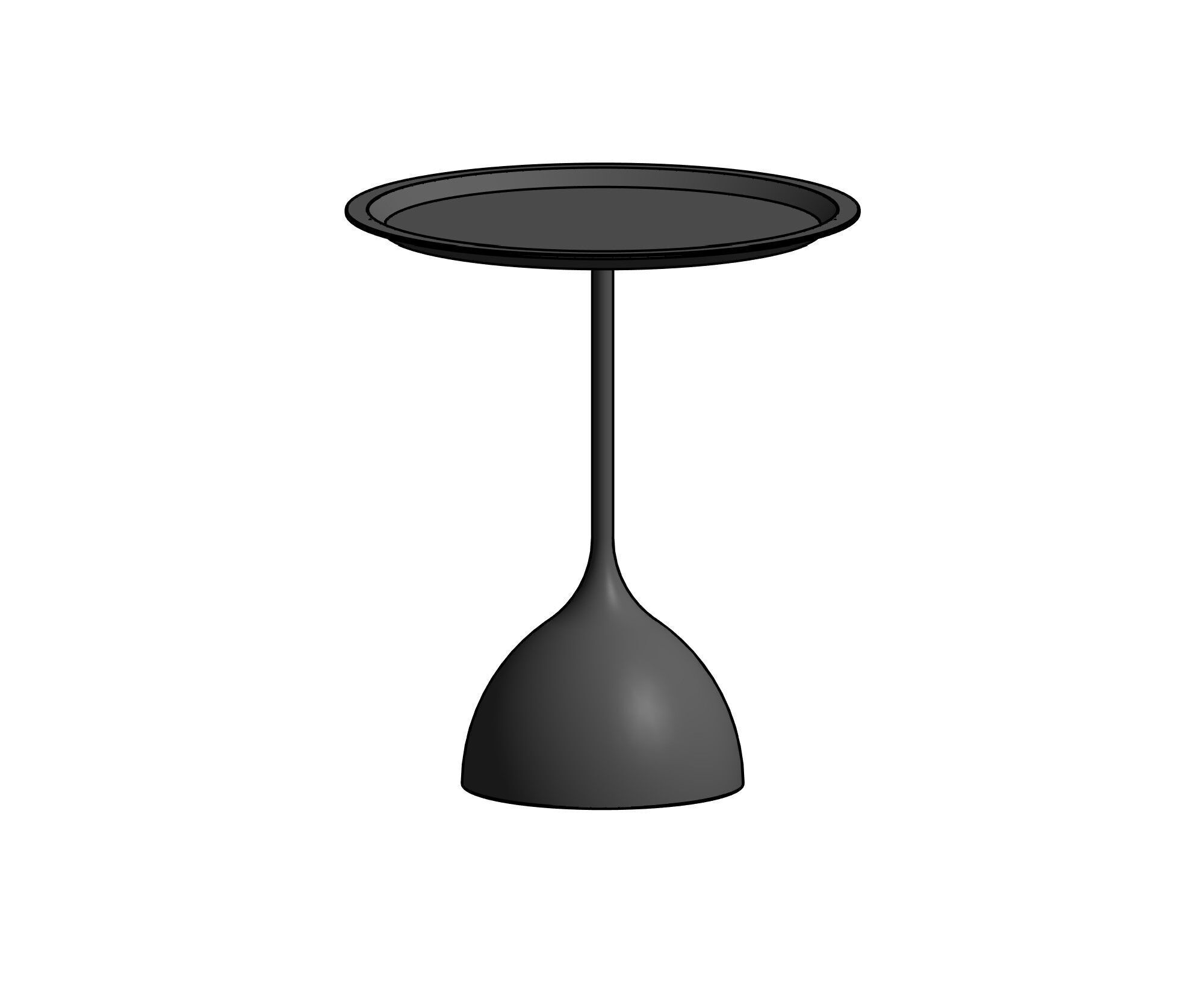 Coffee and Side Table Revit Family Pack 3D model_29