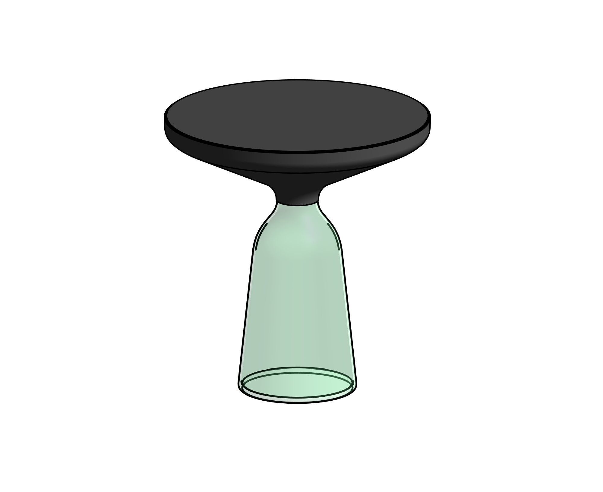 Coffee and Side Table Revit Family Pack 3D model_21