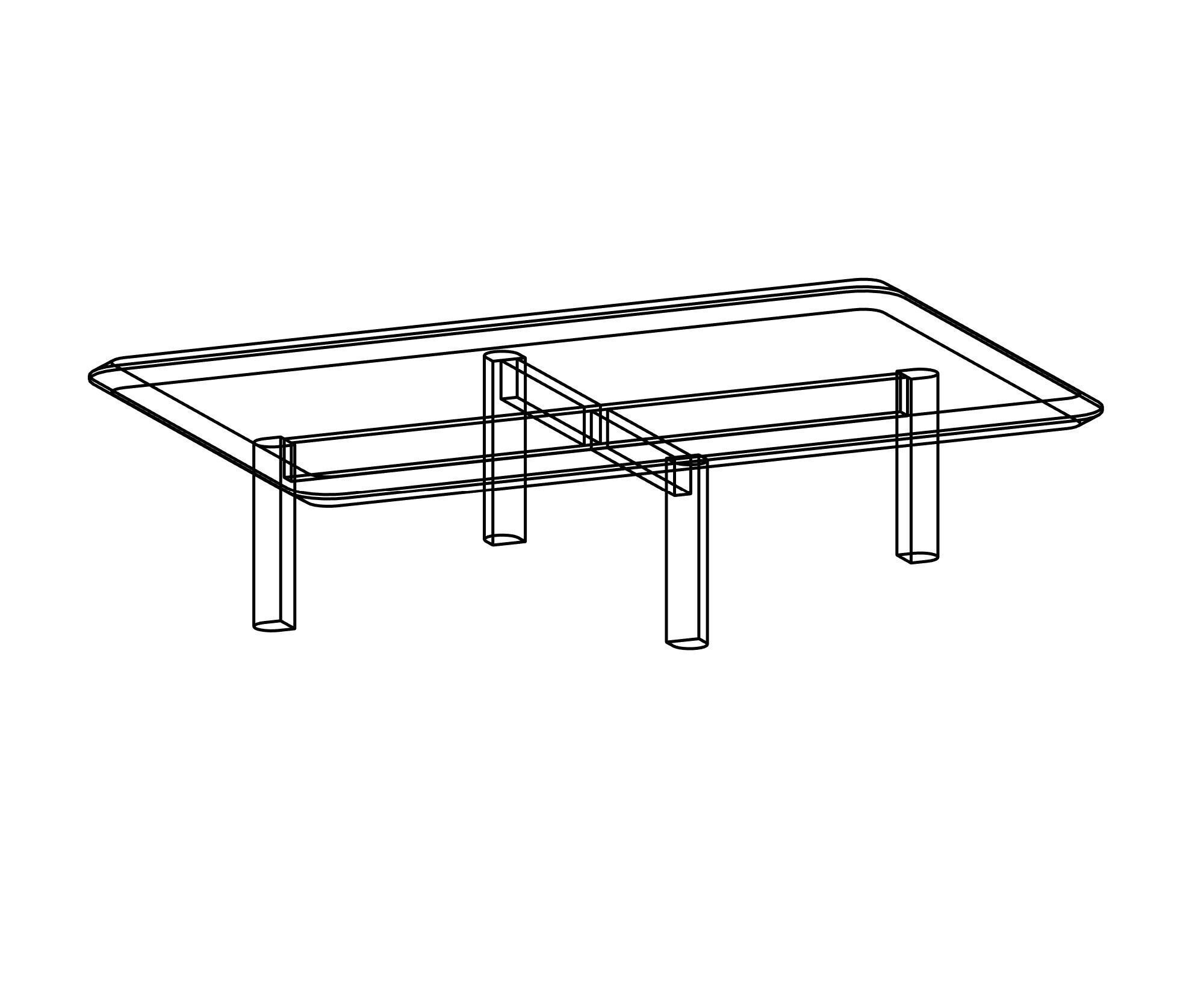 Coffee and Side Table Revit Family Pack 3D model_10