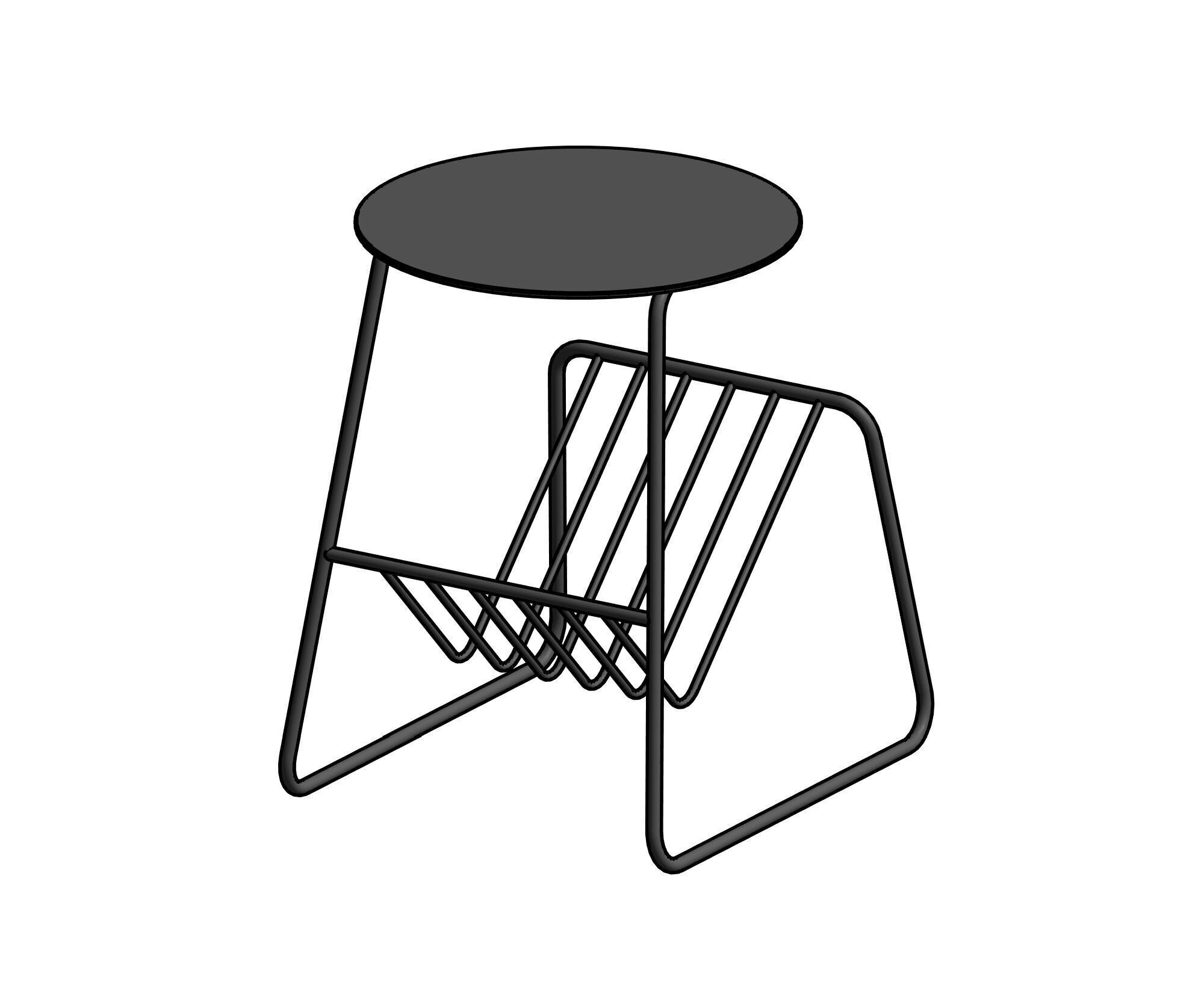 Coffee and Side Table Revit Family Pack 3D model_19
