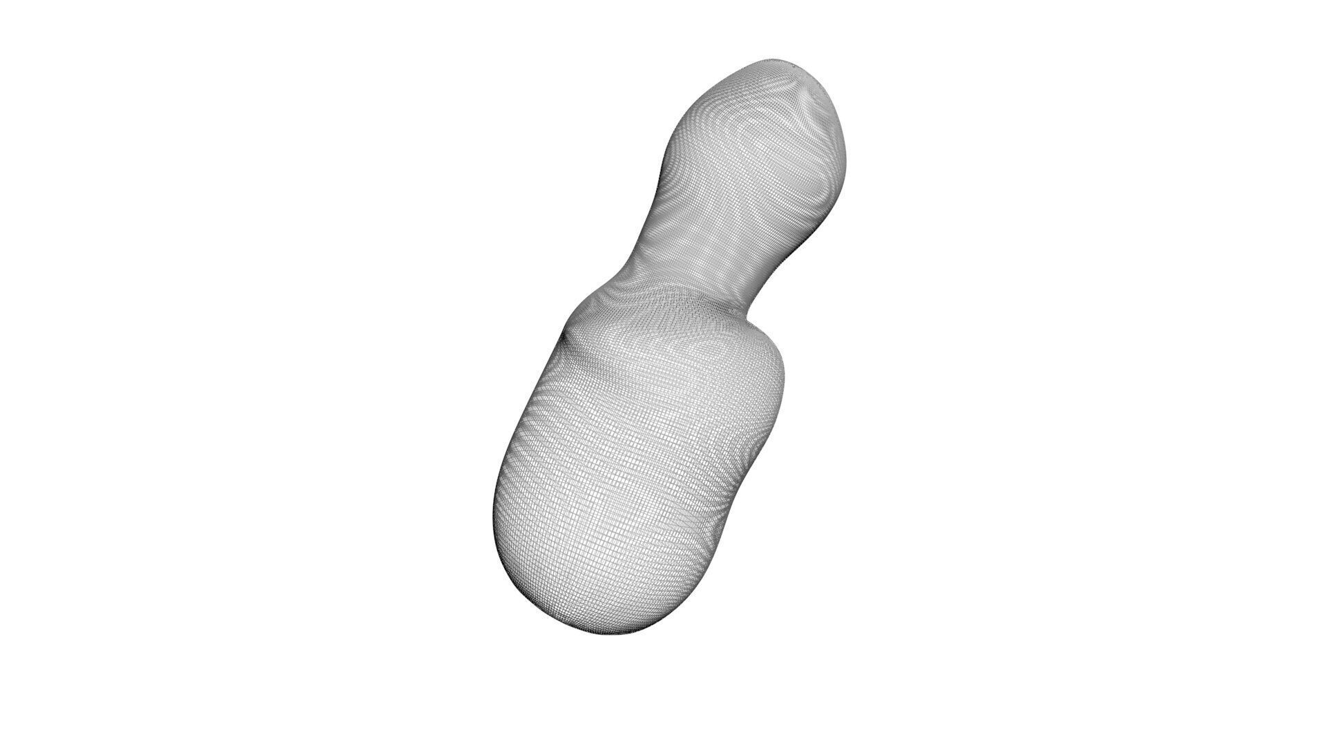 4179 Toutatis Asteroid 3D model_9