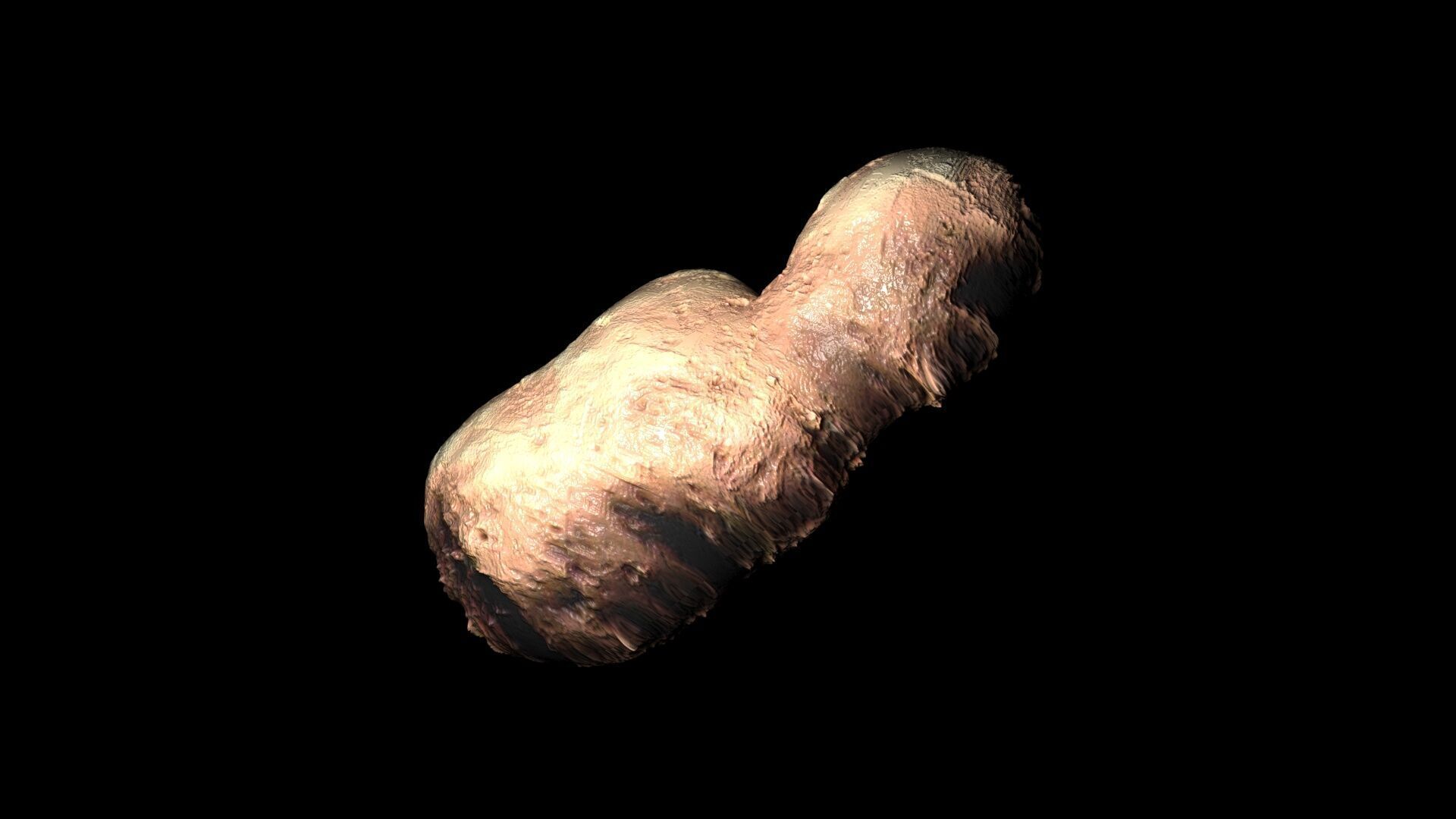 4179 Toutatis Asteroid 3D model_2
