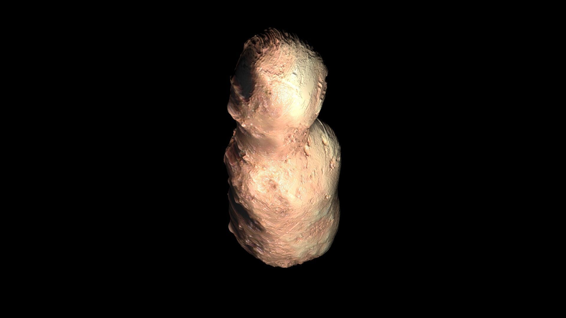 4179 Toutatis Asteroid 3D model_4